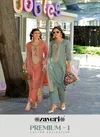Premium 1 By Zaveri Cotton Digital Printed Embroidery Readymade Suits Exporters In India
